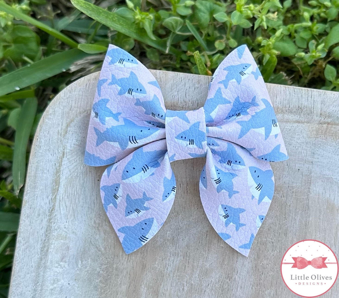 SHARK FAMILY SAILOR BOW