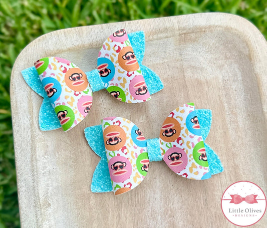 SOCK MONKEY PIGGY SET