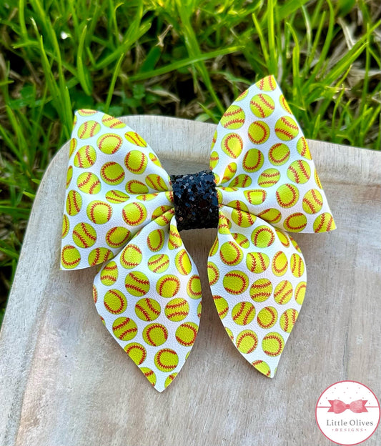 SOFTBALL SAILOR BOW