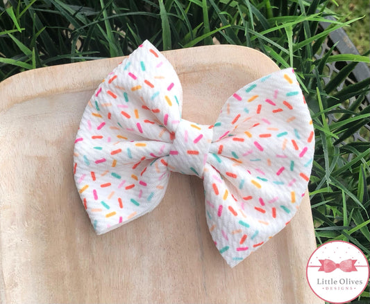 SPRINKLES BOW OR SCRUNCHIE