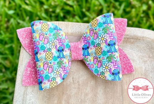 STITCH ON VACATION BOW