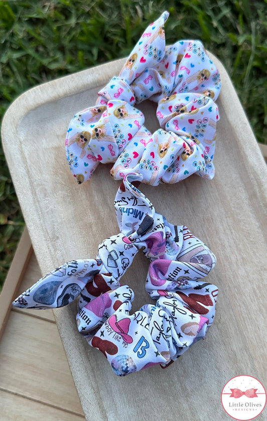 TS BOW SCRUNCHIES