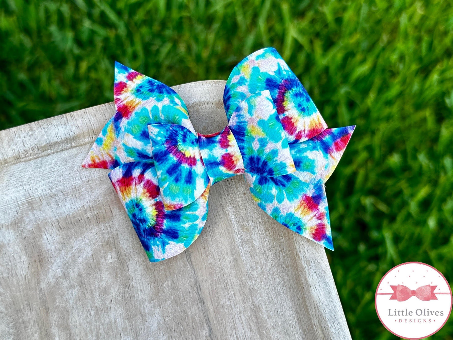 TIE DYE LARKIN BOW