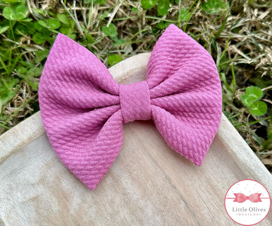 TURKISH ROSE BOW OR SCUNCHIE