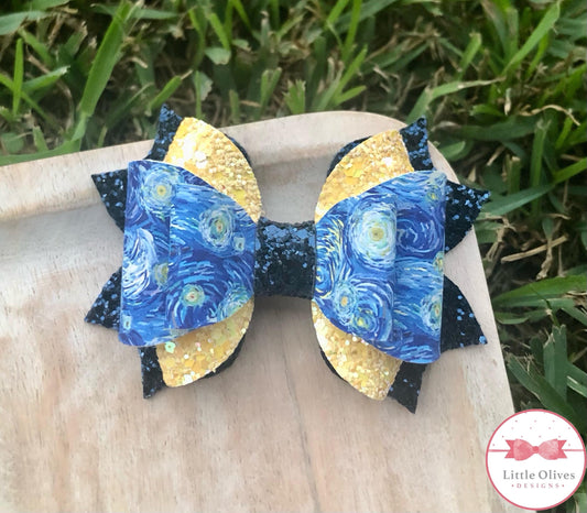 STARRY NIGHT SASSY EMILY BOW