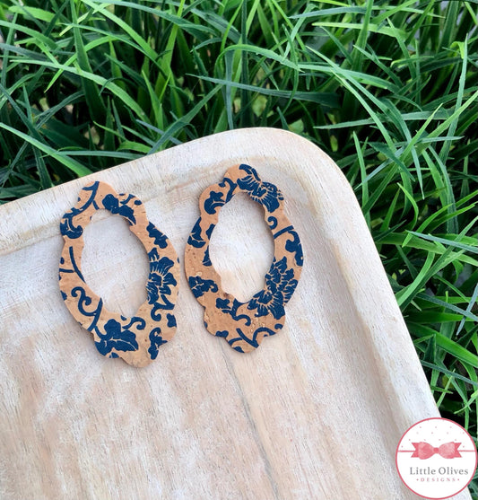 VELVET FANCY CORK EARRINGS