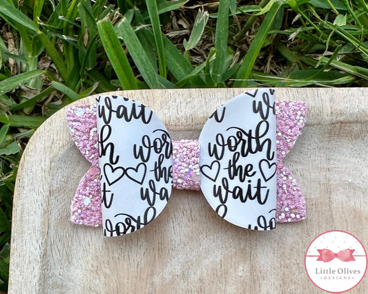 WORTH THE WAIT MINI BOW