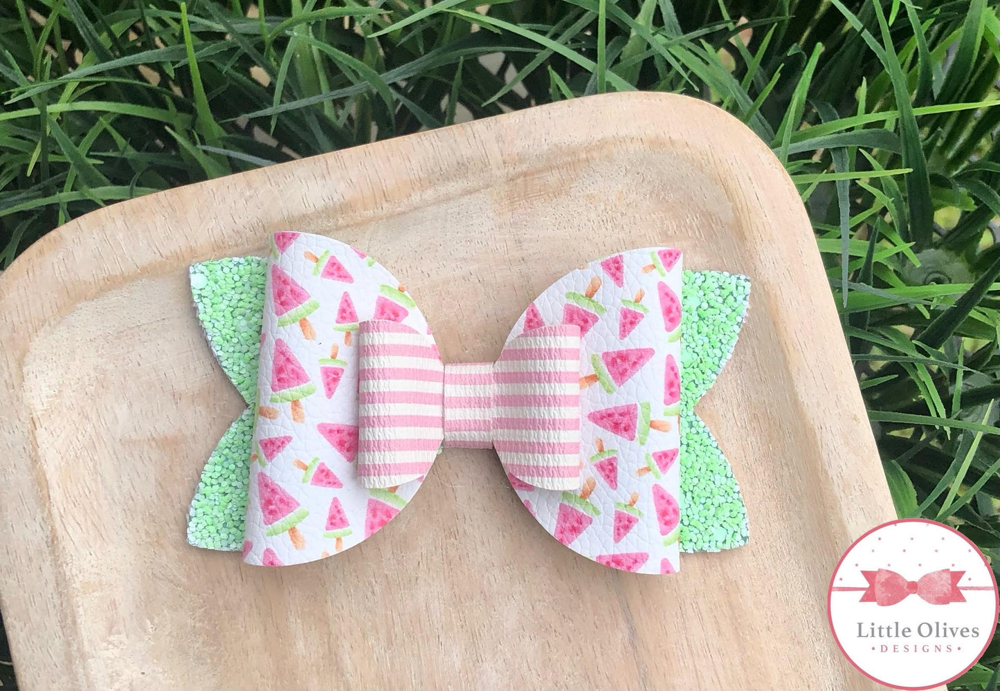 WATERMELON ICE CREAM BOW