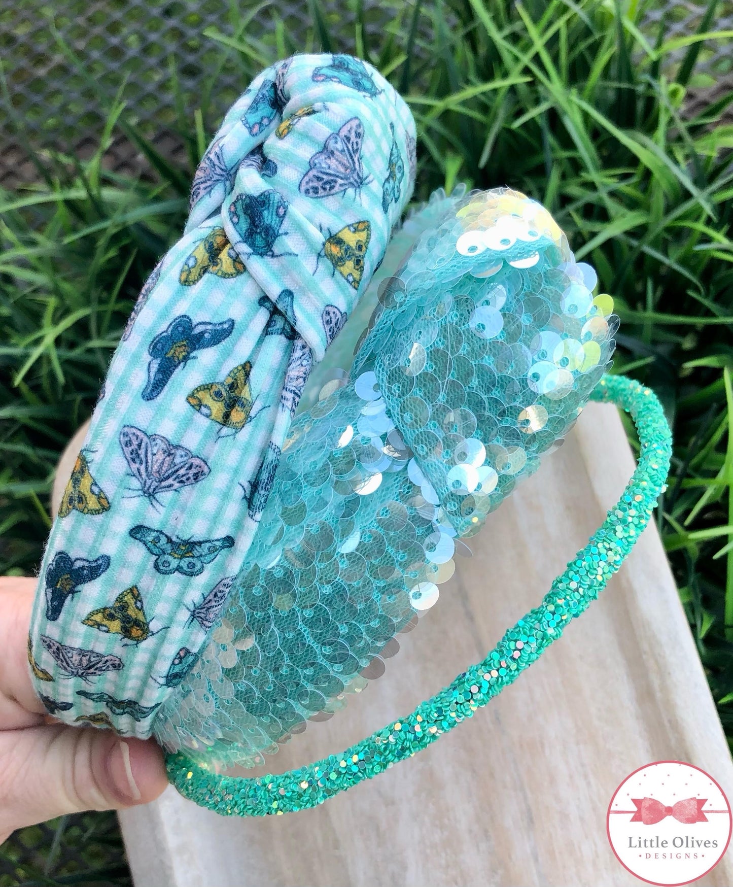 SEAFOAM KNOTTED HEADBANDS