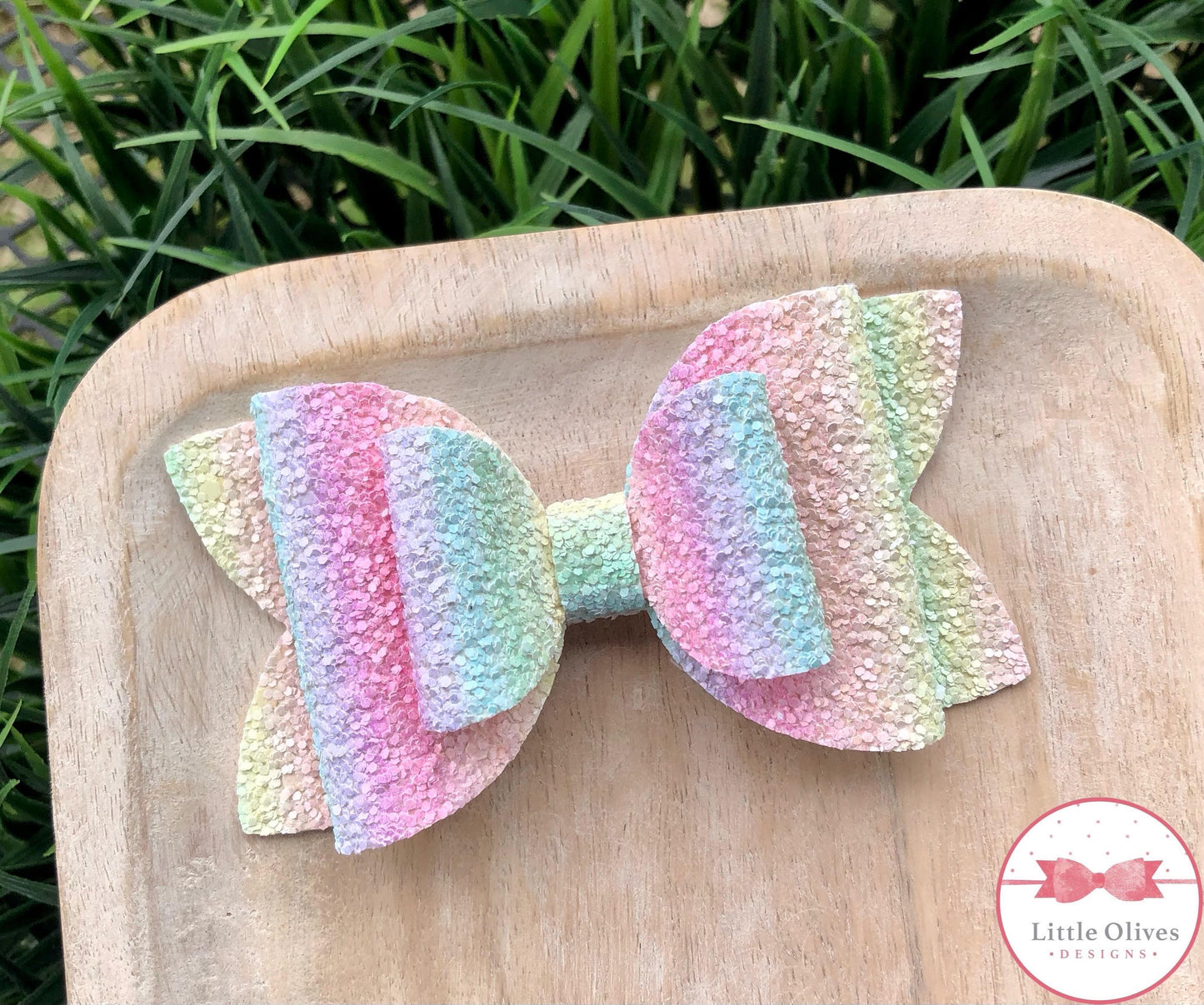 OMBRE RAINBOW - PASTEL BOW