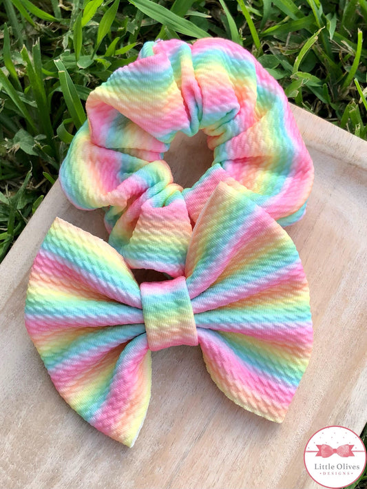 PASTEL OMBRE SCRUNCHIE OR BOW