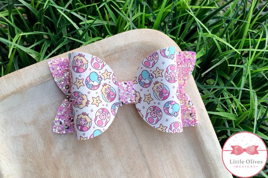 PRINCESS PEACH BOW