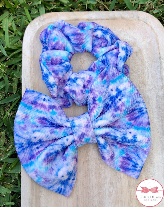 PURPLE TIE DYE