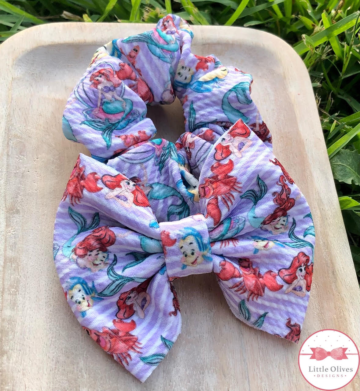 RED HAIRED MERMAID SCRUNCHIE OR BOW