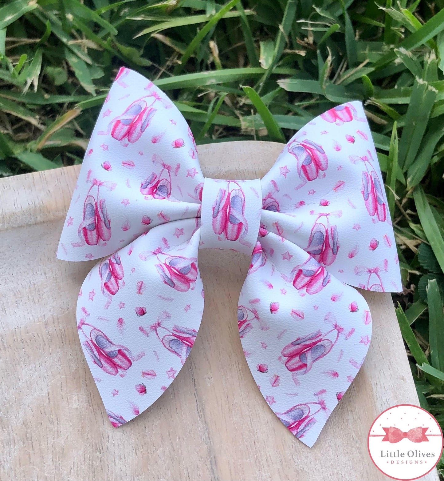 BALLET SHOE SAILOR BOW