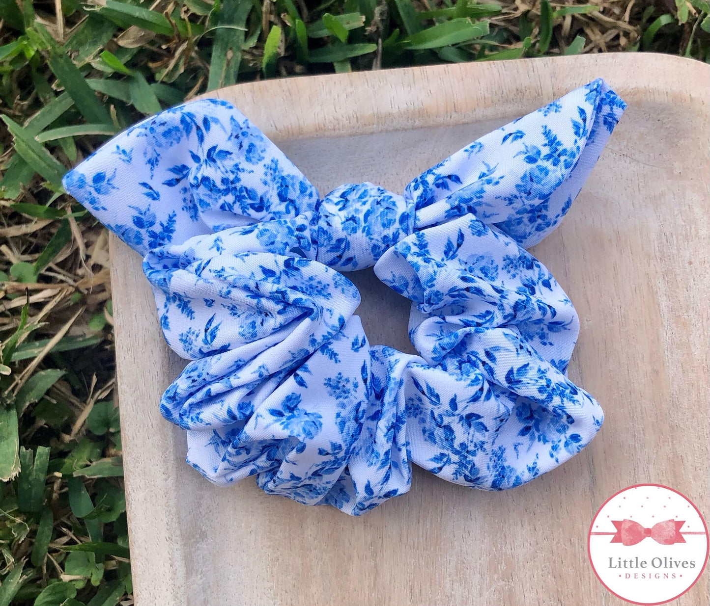 BLAKELEY FORAL SCRUNCHIE WITH TIE