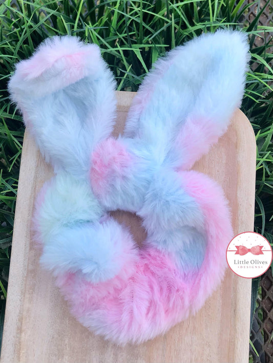 TIE DYE BUNNY SCRUNCHIE - XL PLUSH