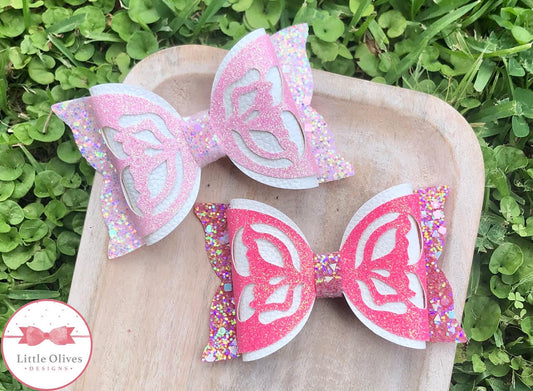 BUTTERFLY CUTOUT BOW