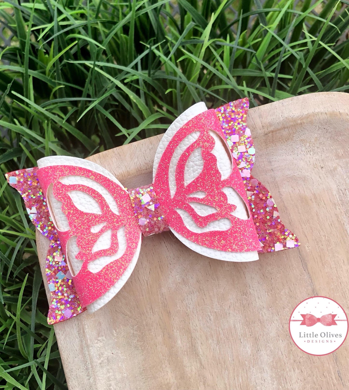 BUTTERFLY CUTOUT BOW