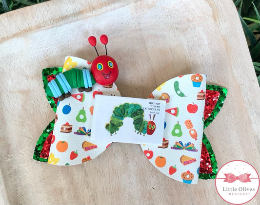 HUNGRY BUG BOOK CHARACTER CLAY BOW