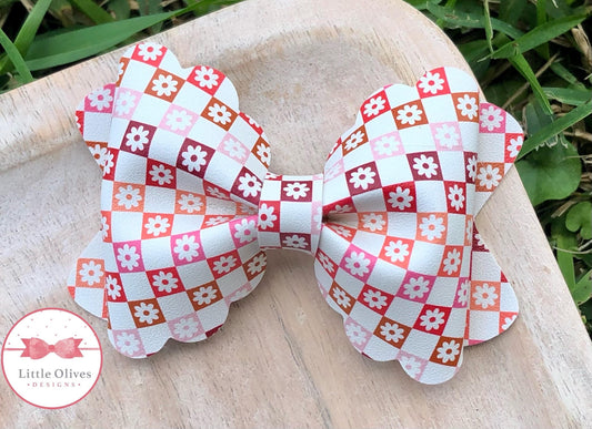 CHECKERED DAISIES MARIA BOW