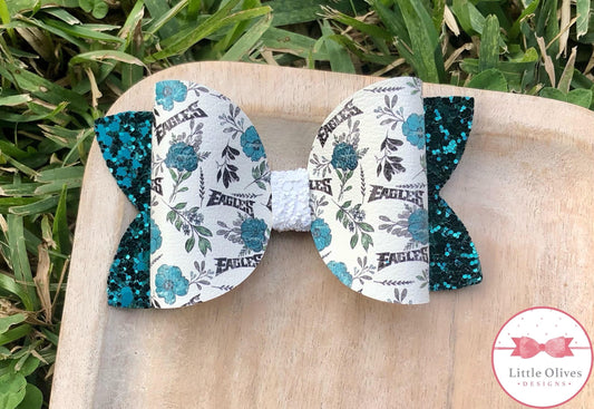 EAGLE FLORAL BOW