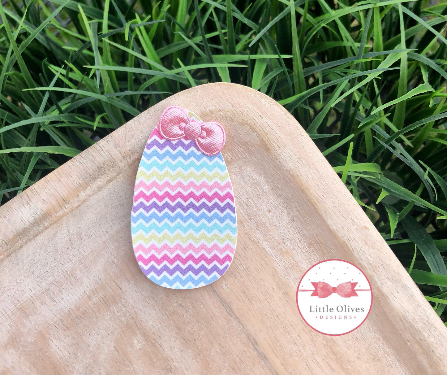 CHEVRON EGG SNAP CLIPS