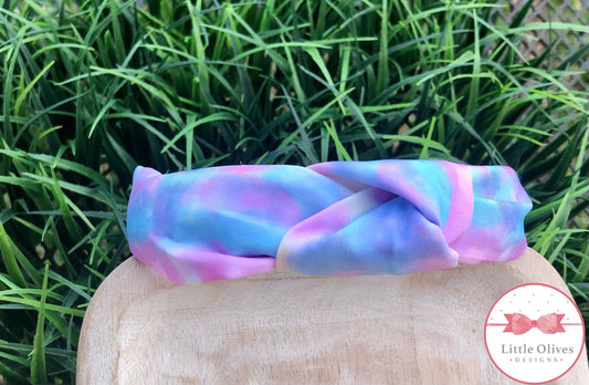 EGG DYE KNOTTED HEADBAND