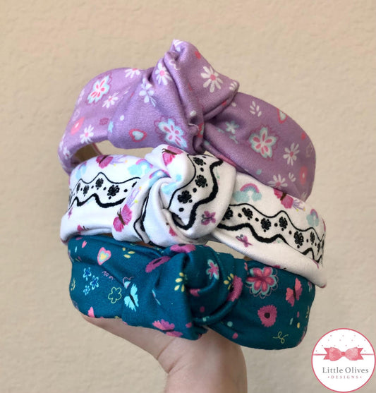 CHARM SISTERS KNOTTED HEADBANDS