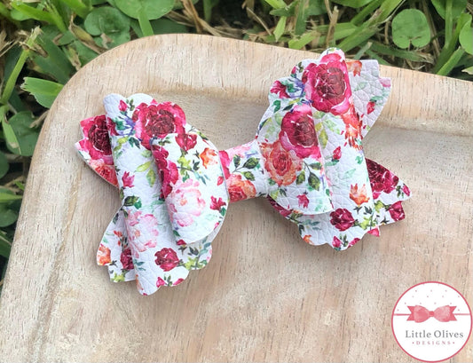 FALL FLORAL BOW