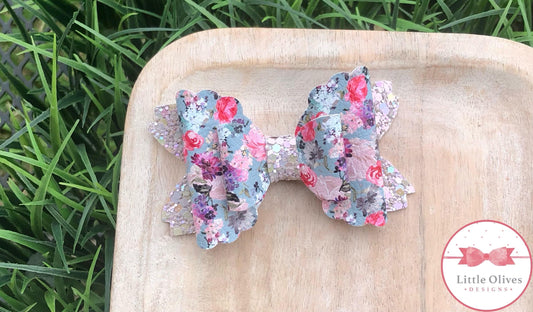 FRANCINE FLORAL BOW