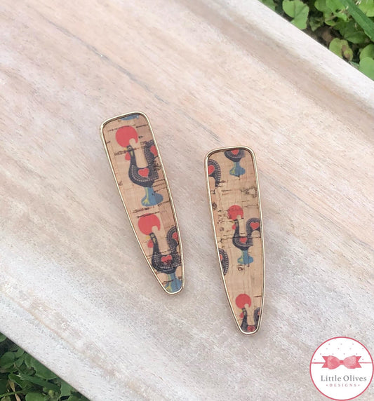 GALO DE BARCELOS CORK METAL CLIP