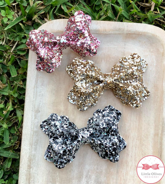 NEW YEAR'S GLITTER MARIA BOW