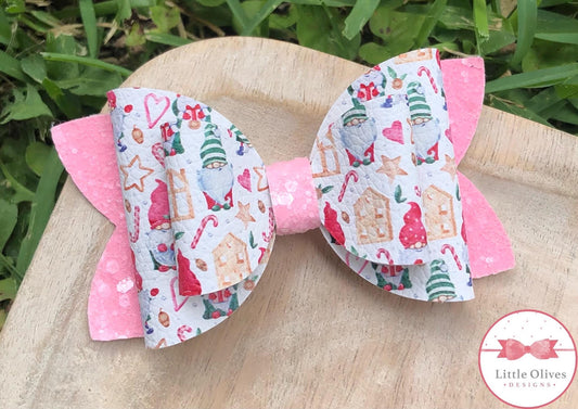 SUGAR COOKIE GNOME BOW