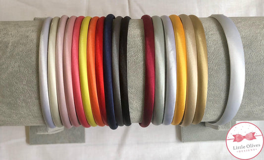 SATIN LINED HEADBANDS