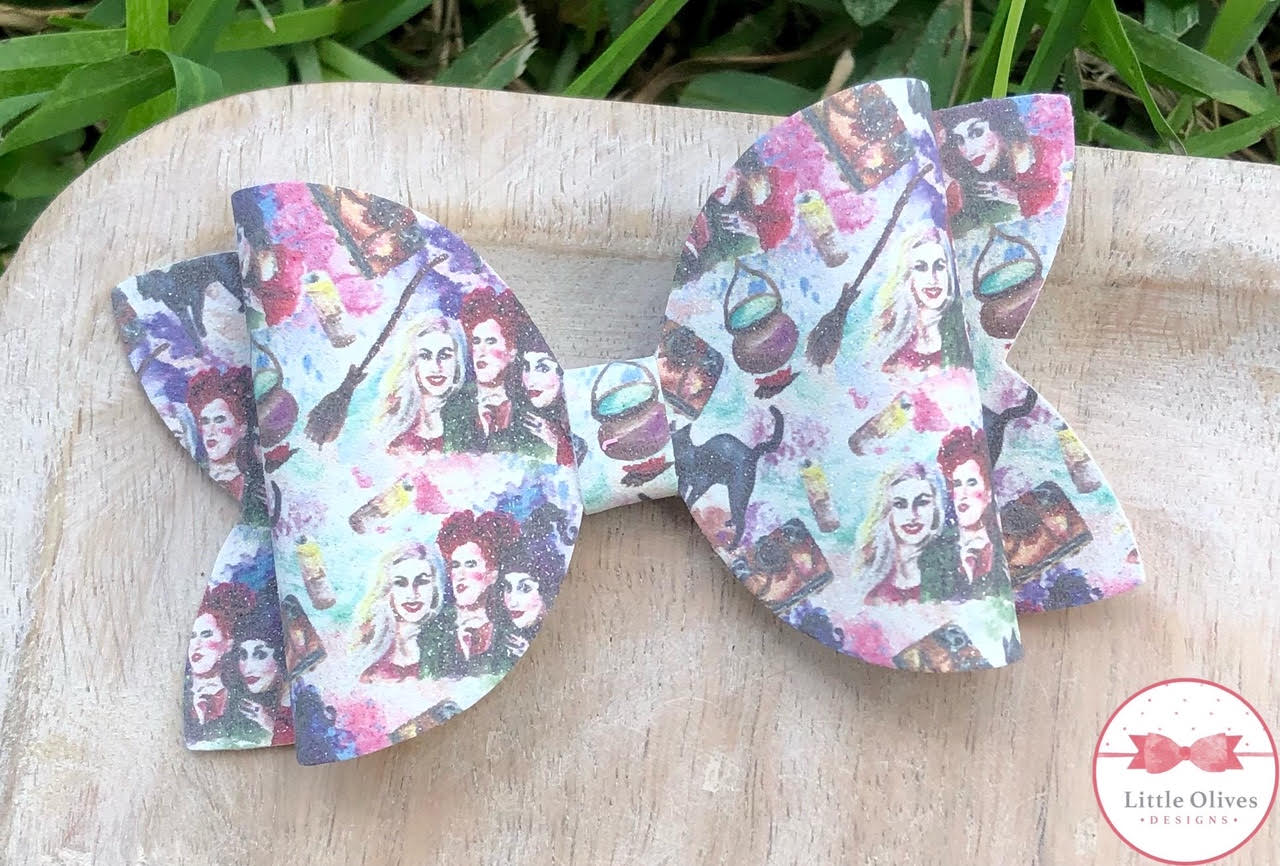 HP GLITTER SUEDE BOW