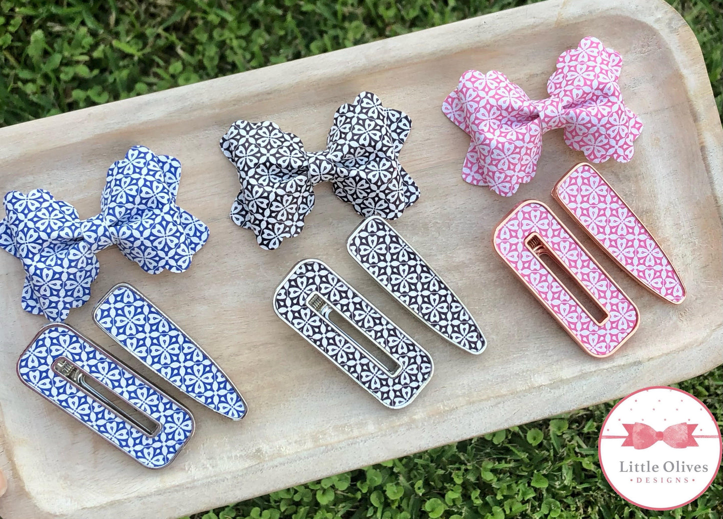 JULIET TILE BOWS AND CLIPS