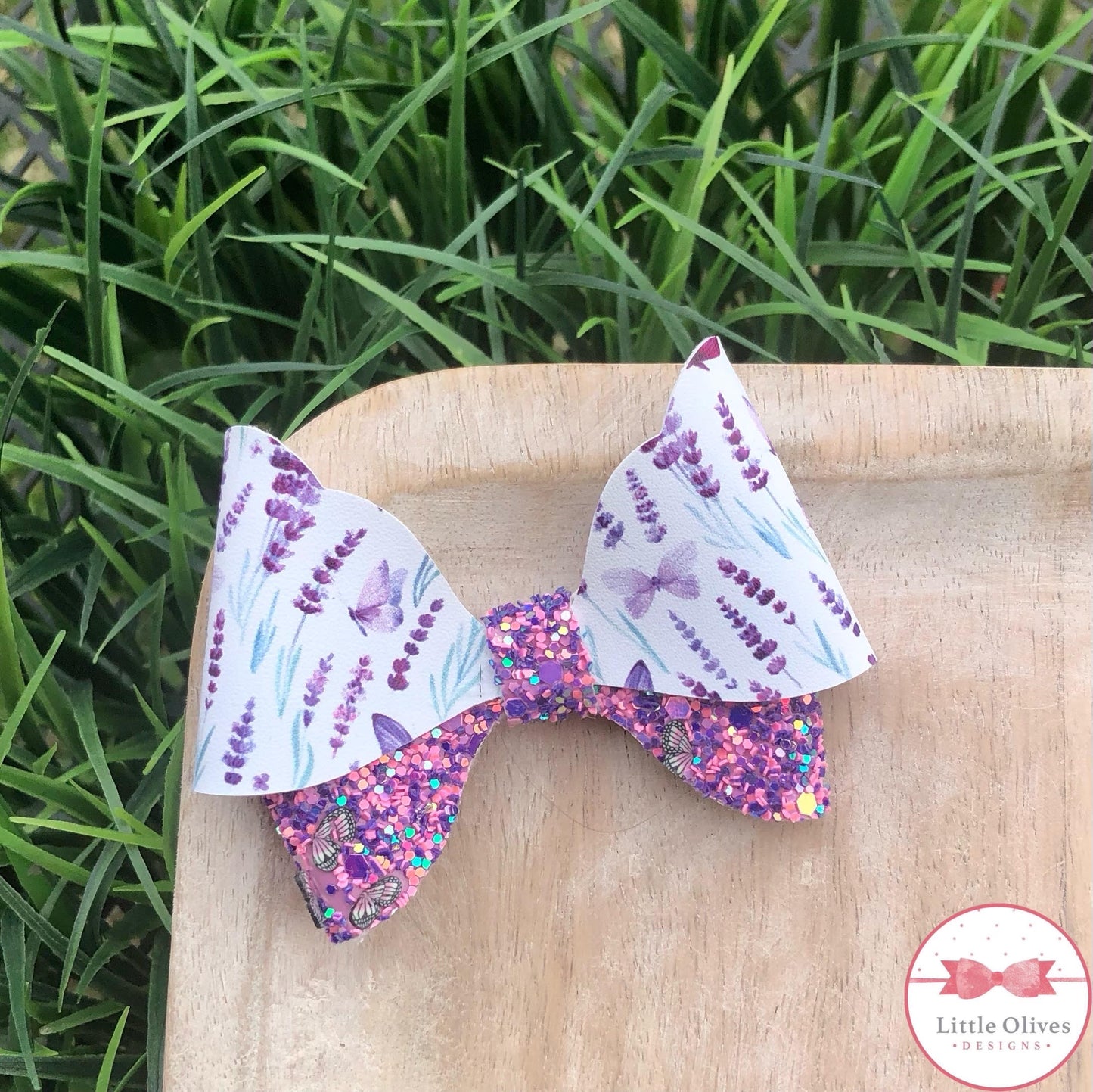 LAVENDER FIELD ABBY BOW