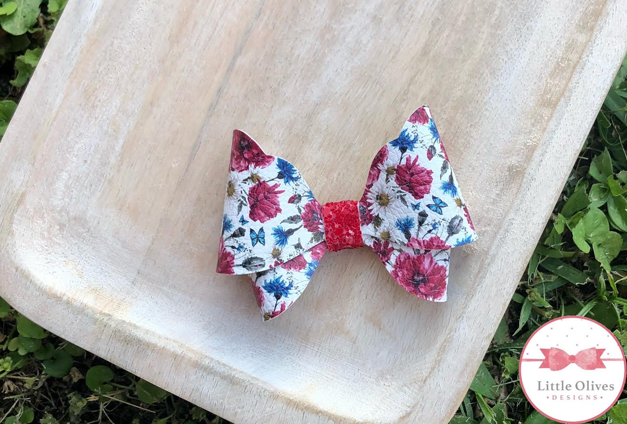 MARTHA FLORAL ABBY BOW