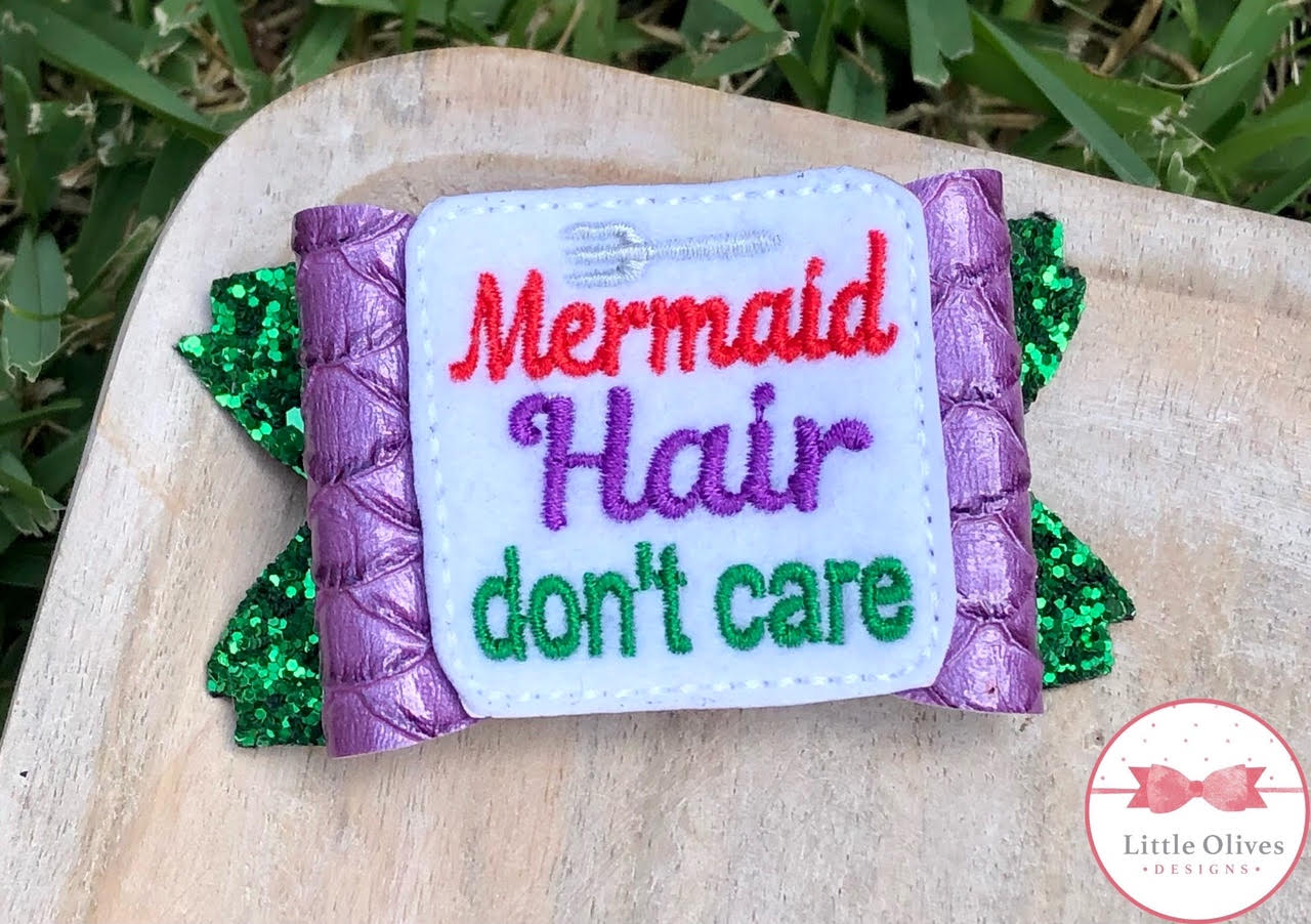 MERMAID HAIR DON'T CARE BOW