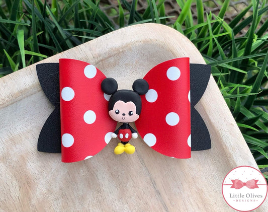 BOY MOUSE CLAY BOW