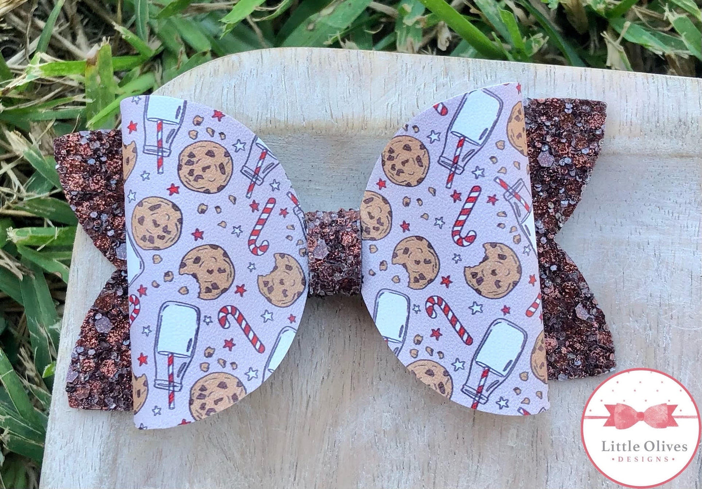 MILK AND COOKIES BOW