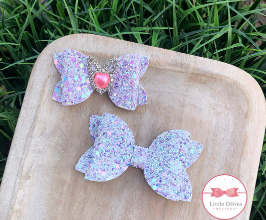 RHINESTONE BUNNY MINI BOWS