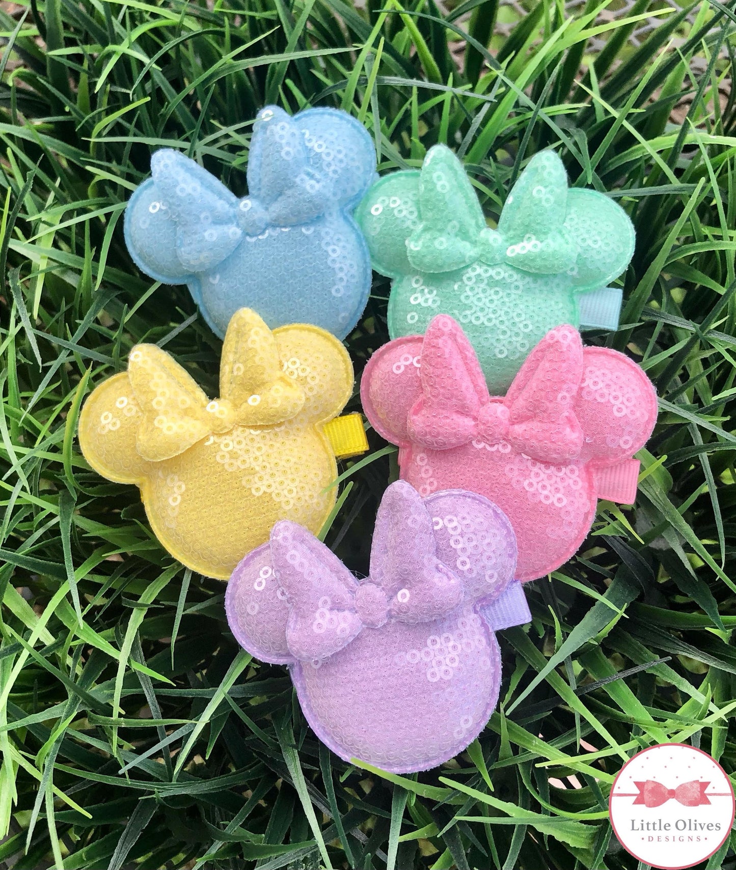 MOUSE SEQUIN CLIPS