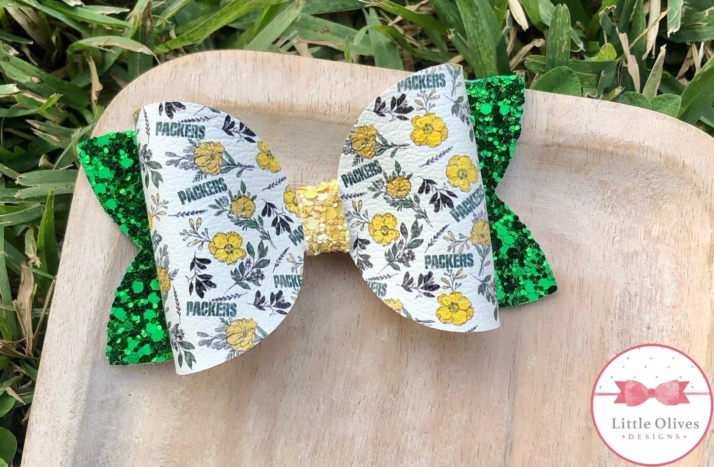 PACK ERS FLORAL BOW