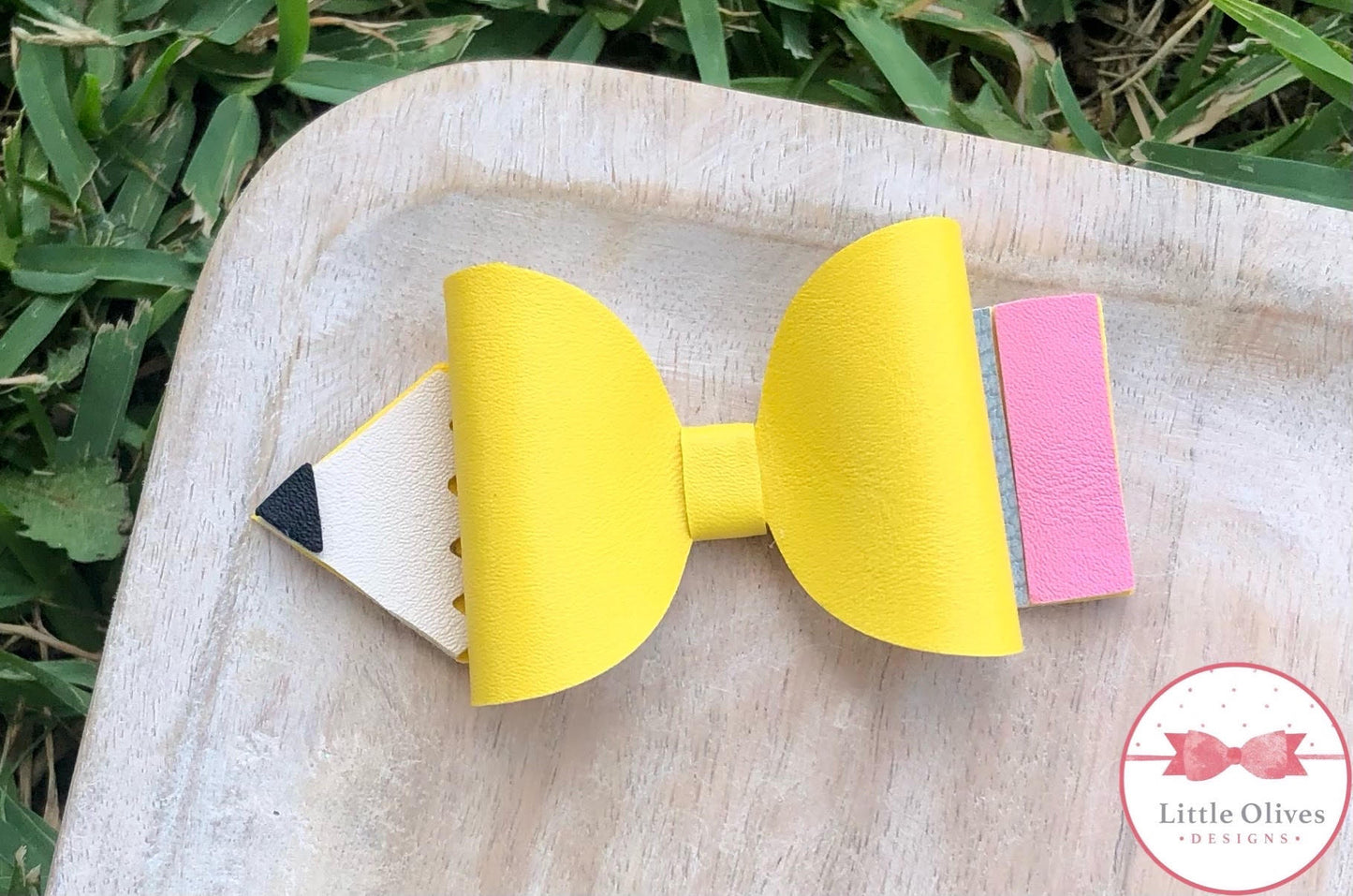 PENCIL BOW (SMALL) SOLID - NO GLITTER