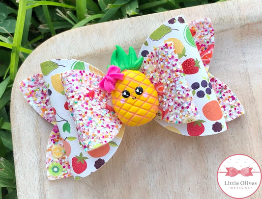 PINEAPPLE CLAY BOW