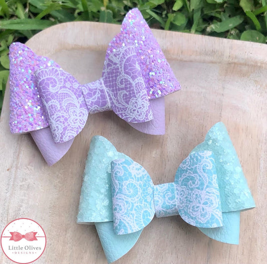 LACE ABBY BOW