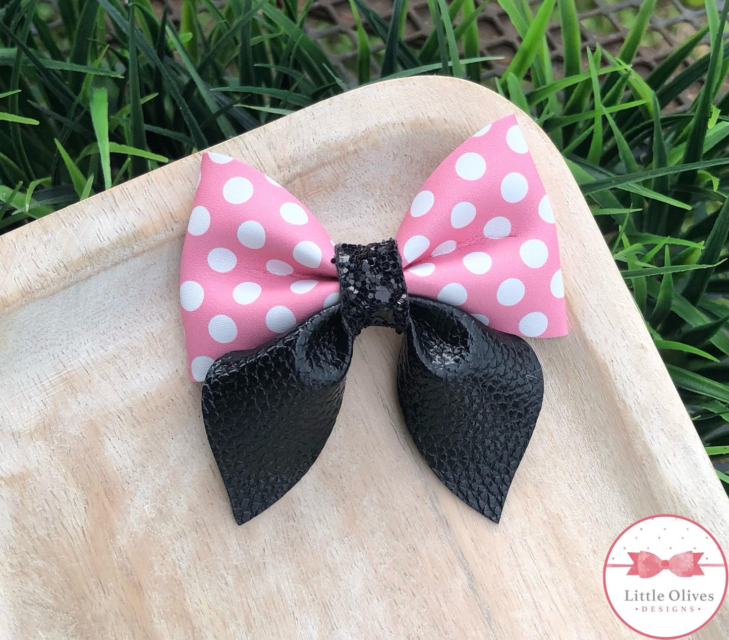 PINK MINNIE SAILOR BOW