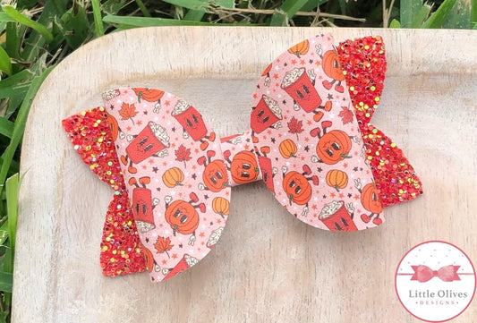 PUMPKIN SEASON BOW